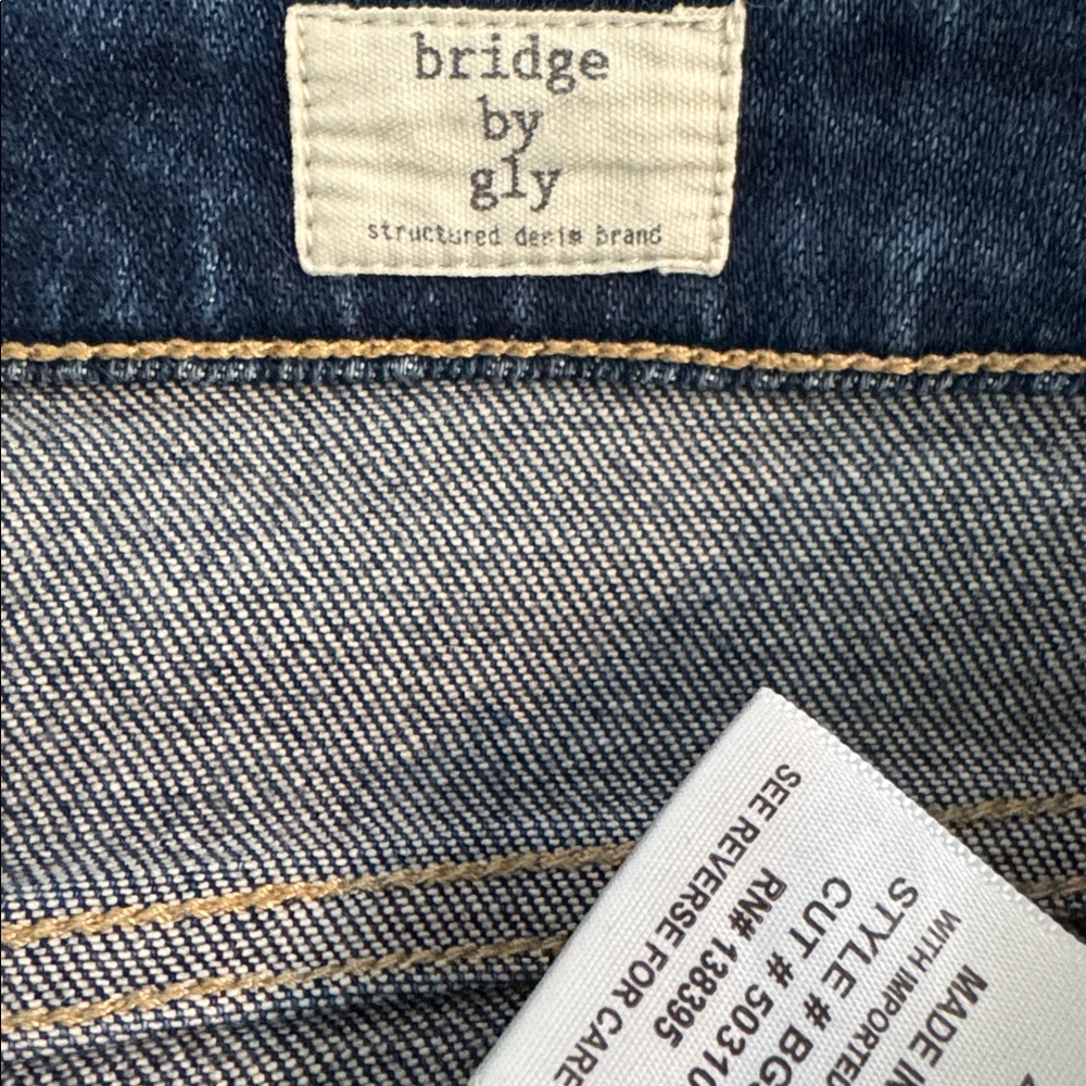 Bridge by gly Mid-Rise Skinny Stretch Jean in spring blossom size 27 - Picture 8 of 8